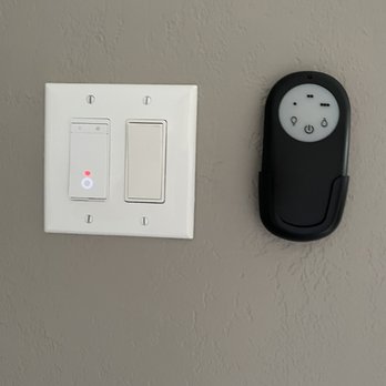 Moca Electric - New Smart switch and ceiling fan remote - Electricians Near Me - Lonh Beach, California