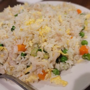 Mama Dough - Chicken fried rice all family style serving plates - Chinese Near Me - Kent, Washington