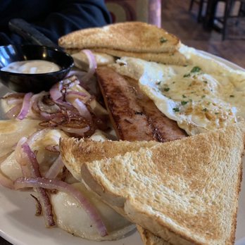 Ricky's All Day Grill - Pirogies breakfast Bavarian style - American Near Me - Medicine Hat, Alberta