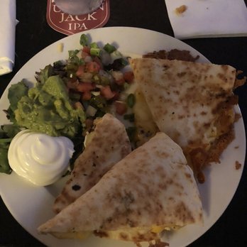 The Fox Pub - Chicken quesadilla w/ everything else on the side - Pubs Near Me - Modesto, California