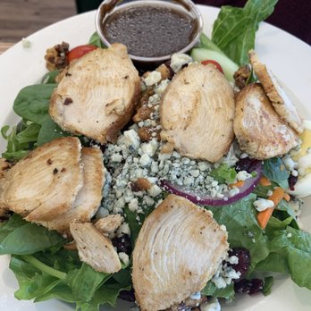 Rose's Garden Grill - Salad on specials - grilled chicken, candied walnuts, cheese. Delicious - Sandwiches Near Me - Northfield, New Jersey Rose's Garden Grill - Salad on specials - grilled chicken, candied walnuts, cheese. Delicious - Sandwiches Near Me - Northfield, New Jersey