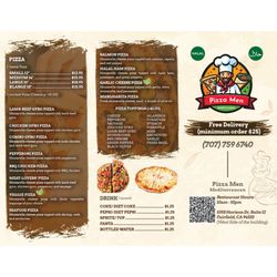 Pizza Men Mediterranean - We are adding Pizzas to our menu.
Come visit us and enjoy our pizza