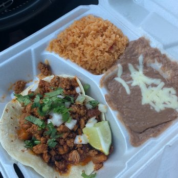 Chicken and Taco Loco - El Pastor Taco Rice and Beans - Mexican Near Me - Brandon, Florida Chicken and Taco Loco - El Pastor Taco Rice and Beans - Mexican Near Me - Brandon, Florida