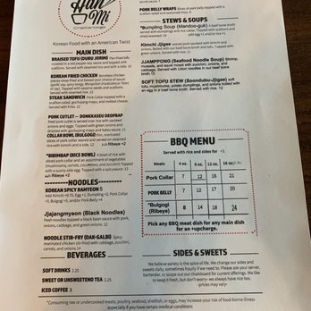 Han-Mi - Menu - Korean Near Me - Chattanooga, Tennessee Han-Mi - Menu - Korean Near Me - Chattanooga, Tennessee