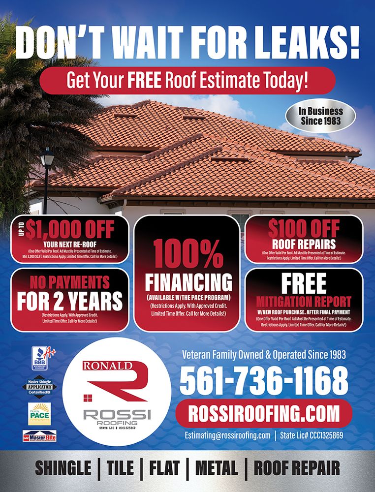 Slide of Ronald Rossi Roofing