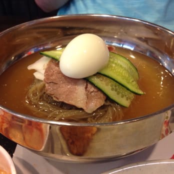 Maru - Icy cold naengmyeon! Yum - Barbeque Near Me - La Quinta, California