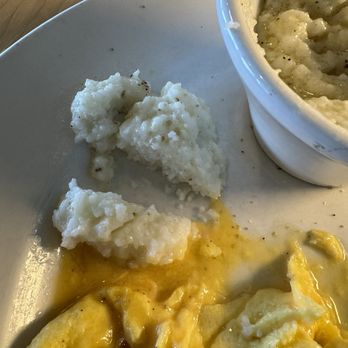 Honey-Jam Cafe - Raw runny eggs and a big grits lump - Breakfast & Brunch Near Me - Naperville, Illinois Honey-Jam Cafe - Raw runny eggs and a big grits lump - Breakfast & Brunch Near Me - Naperville, Illinois