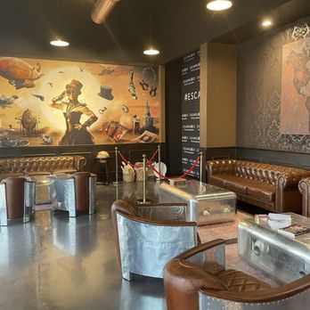 Escapology Escape Rooms - Well decorated and clean lobby. They even sell adult beverages! - Escape Games Near Me - San Antonio, Texas Escapology Escape Rooms - Well decorated and clean lobby. They even sell adult beverages! - Escape Games Near Me - San Antonio, Texas