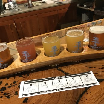 Swamp Head Brewery - IPA flight - Breweries Near Me - Gainesville, Florida