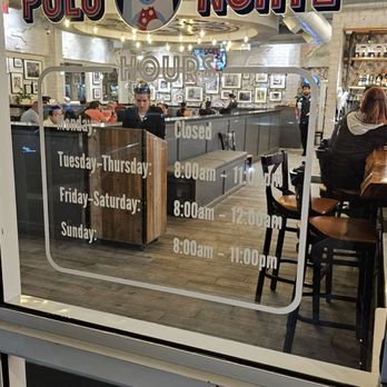 Polo Norte - Coral Way - Front door w/business hours - Cuban Near Me - Miami, Florida Polo Norte - Coral Way - Front door w/business hours - Cuban Near Me - Miami, Florida