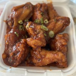 Wok It Out - Sweet and spicy wings...If i try to explain how incredible these were it may get a lil XX rated lol so just know they are GASM!!