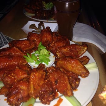 Nine-Eleven Tavern - Chicken wings hot with a Sam Adams Cold Snap - Pubs Near Me - Buffalo, New York