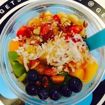 Snowflakes - Top view of the Acai Works bowl - delicious!! - Shaved Ice Near Me - Artesia, California Snowflakes - Top view of the Acai Works bowl - delicious!! - Shaved Ice Near Me - Artesia, California