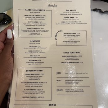 Easy Like Sunday - Menu - Breakfast & Brunch Near Me - Baltimore, Maryland