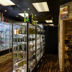 Smoke Shop E-Cig 101 - Walk-in Cigar Humidor (door kept closed)