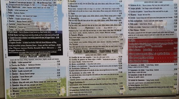 Menu photo 3 Taqueria La Vaquita Durham, NC Menu photo 3 Taqueria La Vaquita Durham, NC