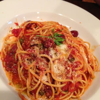 Bistro Albertino - Puttanesca. Too much sauce. - Italian Near Me - Willow Grove, Pennsylvania Bistro Albertino - Puttanesca. Too much sauce. - Italian Near Me - Willow Grove, Pennsylvania