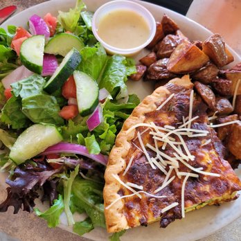 Blue Moon Cafe - Quiche and salad both looked and tasted terrific - Cafes Near Me - Shepherdstown, West Virginia Blue Moon Cafe - Quiche and salad both looked and tasted terrific - Cafes Near Me - Shepherdstown, West Virginia