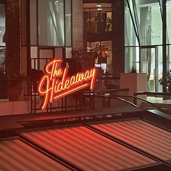 The Hideaway - Sign outside restaurant - Steakhouses Near Me - Beverly Hills, California