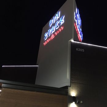 Pinstack - Outside sign - Bowling Near Me - Plano, Texas