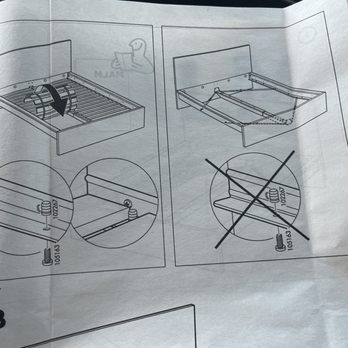 IKEA - MALM instructions. Can you decipher the difference between the two drawings? - Home Decor Near Me - Burbank, California