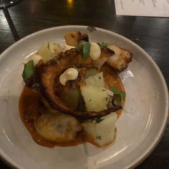Sparrow + Wolf - Octopus dish - New American Near Me - Las Vegas, Nevada
