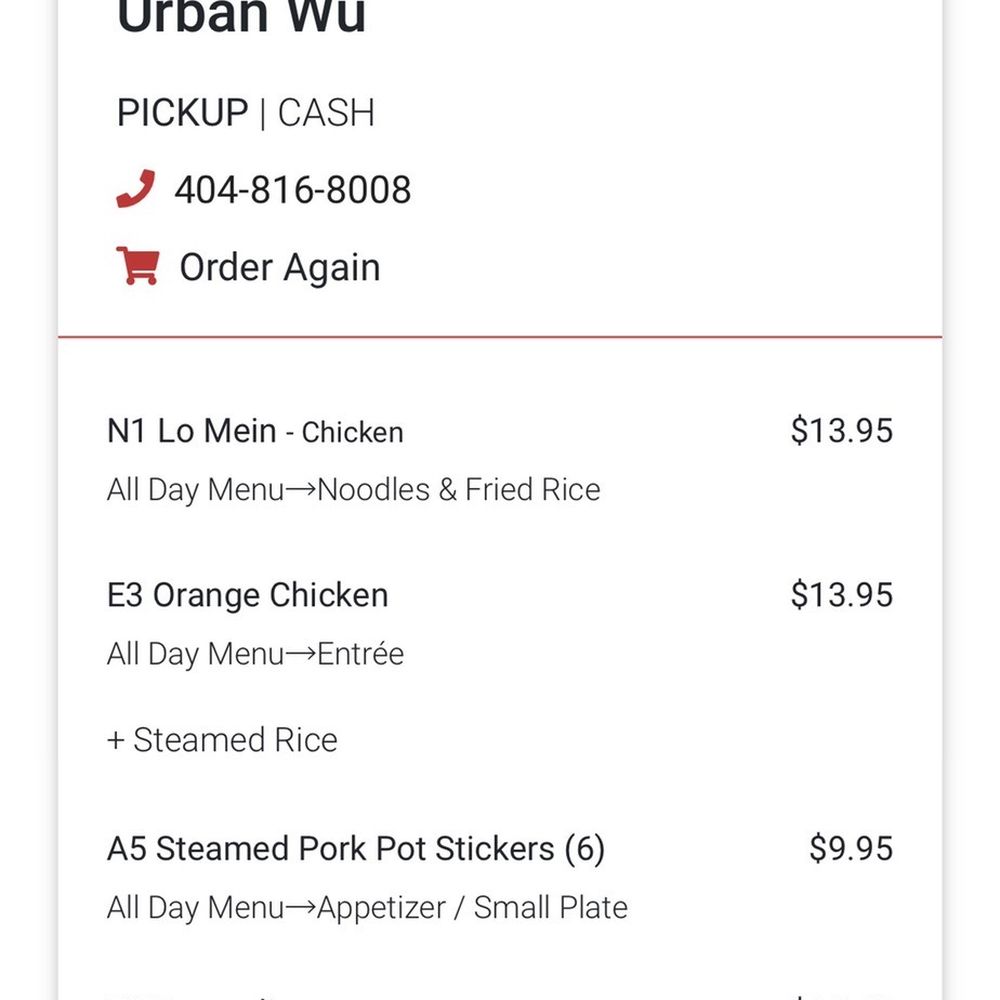 Urban Wu - My order as proof of the goodness! Lol - Szechuan Near Me - Atlanta, Georgia Urban Wu - My order as proof of the goodness! Lol - Szechuan Near Me - Atlanta, Georgia