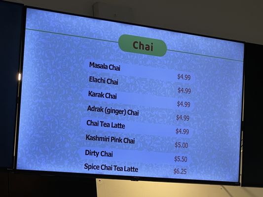 Menu photo 1 Chai Coffee N Chaska Burnaby, BC