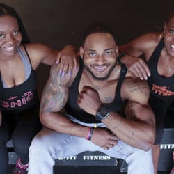 BFit-Fitness - Tot, Marty and Owner Lynette Miller (right)...the best personal trainers in Oak Park.