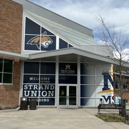 Exterior outside entrance of Montana State University - Bozeman, Montana Exterior outside entrance of Montana State University - Bozeman, Montana