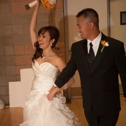 The Wedding Center - My dress that was bought and altered by the Wedding Center. It originally had a strap on one side. I decided it was too modern.