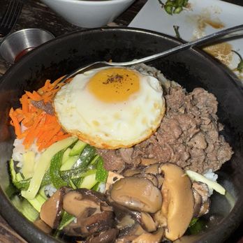 Hungry Crowd - Bibimbap with Hot Stone - New American Near Me - Los Angeles, California