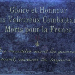 Jardin Public de l'Estaque Village - Plaque commémorative