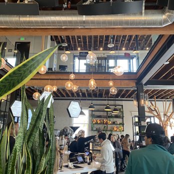 Better Buzz Coffee Hillcrest - Inside, a few tables upstairs, most are downstairs and a few outside - Coffee & Tea Near Me - San Diego, California Better Buzz Coffee Hillcrest - Inside, a few tables upstairs, most are downstairs and a few outside - Coffee & Tea Near Me - San Diego, California