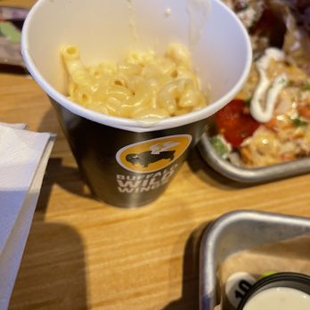 Buffalo Wild Wings - Why was my kids mac and cheese served in a to go cup? - Chicken Wings Near Me - Montclair, California