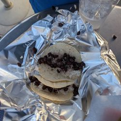 Casa Gourmet Burrito - Bean and rice tacos (picky eater special )
