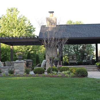Green Guys - a patio with a pergol roof - Landscape Architects or Designers Near Me - Catawissa, Missouri