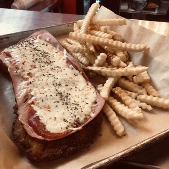 Grumpy Gaucho - Breaded Steak Sandwich with Ham, Marinara Sauce & Mozzarella Cheese with Fries / Milanesa a la Napolitana con Papas Fritas - Food Trucks Near Me - Montgomery, Illinois Grumpy Gaucho - Breaded Steak Sandwich with Ham, Marinara Sauce & Mozzarella Cheese with Fries / Milanesa a la Napolitana con Papas Fritas - Food Trucks Near Me - Montgomery, Illinois