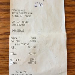 Minneola Mobil - The machine didn't print out receipt, once I went in ask for the receipt I saw they charge me 3.89/GL instead of what it said outside!