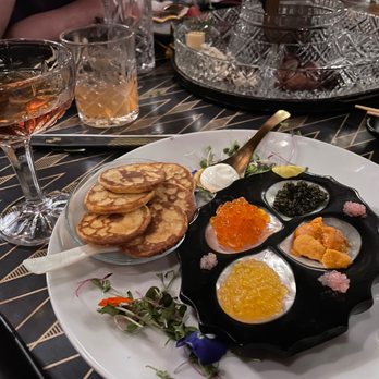 Blind Ox - Cavier Flight in this photo. - Tapas/Small Plates Near Me - Honolulu, Hawaii