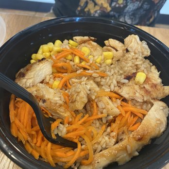 Kung Fu Tea - Carrots, corn, chicken, brown rice, poke sauce. - Coffee & Tea Near Me - High Point, North Carolina Kung Fu Tea - Carrots, corn, chicken, brown rice, poke sauce. - Coffee & Tea Near Me - High Point, North Carolina