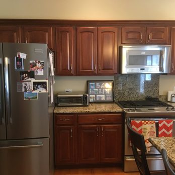 Cabinet Refacing Company - Before: Kitchen cabinets - Cabinetry Near Me - Chicago, Illinois