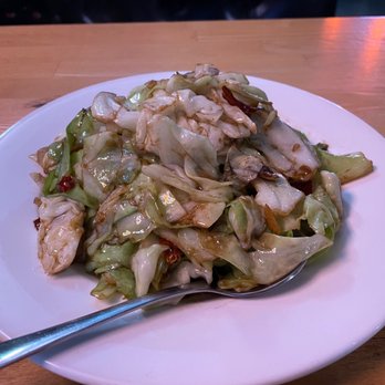 Tang Dynasty - Griddled hand torn cabbage IG: @bobabitchess - Chinese Near Me - San Gabriel, California