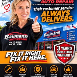 Baumann Automotive Repair - Compliments