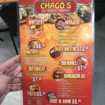 Tacos Chagos - Menu! - Hot Dogs Near Me - San Antonio, Texas Tacos Chagos - Menu! - Hot Dogs Near Me - San Antonio, Texas
