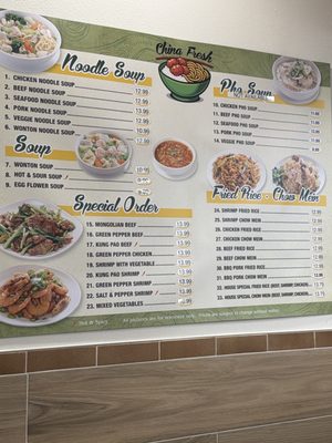 Menu photo 1 China Fresh Rancho Cucamonga, CA