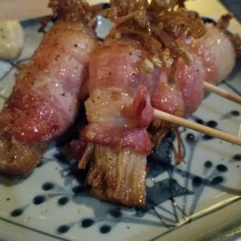Torikyu - Bacon wrapped enough mushrooms, always delish to eat - Japanese Near Me - Honolulu, Hawaii Torikyu - Bacon wrapped enough mushrooms, always delish to eat - Japanese Near Me - Honolulu, Hawaii