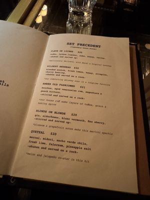 Menu photo 2 Raines Law Room New York, NY Menu photo 2 Raines Law Room New York, NY