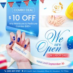 QT Nail Bar - WE'RE OPEN ON LABOR DAY