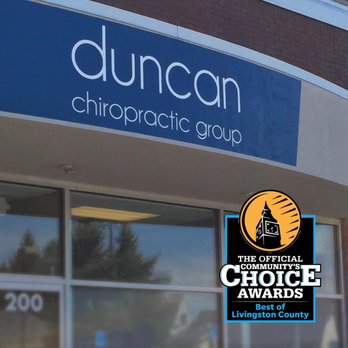 Duncan Chiropractic Group - Voted #1 Chiropractor and Massage Therapy 25x- Community Choice Award Winners! - Chiropractors Near Me - Brighton, Michigan Duncan Chiropractic Group - Voted #1 Chiropractor and Massage Therapy 25x- Community Choice Award Winners! - Chiropractors Near Me - Brighton, Michigan